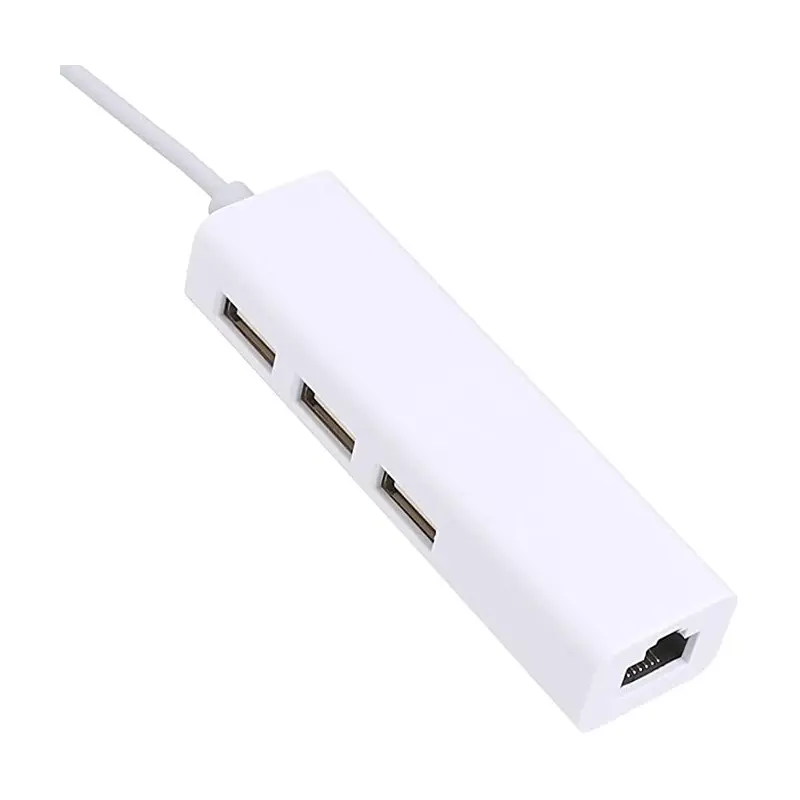Adaptateur USB Type-C vers HUB 3.0 / 3 Ports / LAN RJ45