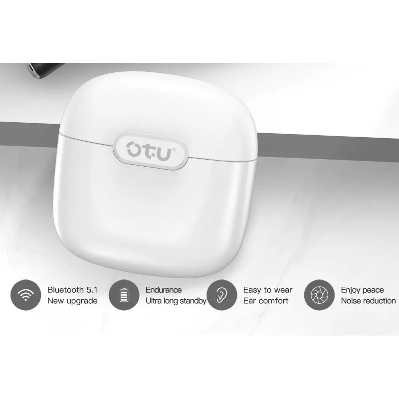 Écouteurs Sans Fil Bluetooth AI-14 / Blanc