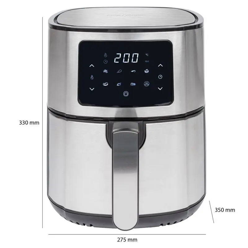 AirFryer PROFICOOK PC-FR1239H / 5.5L / NOIR & SILVER