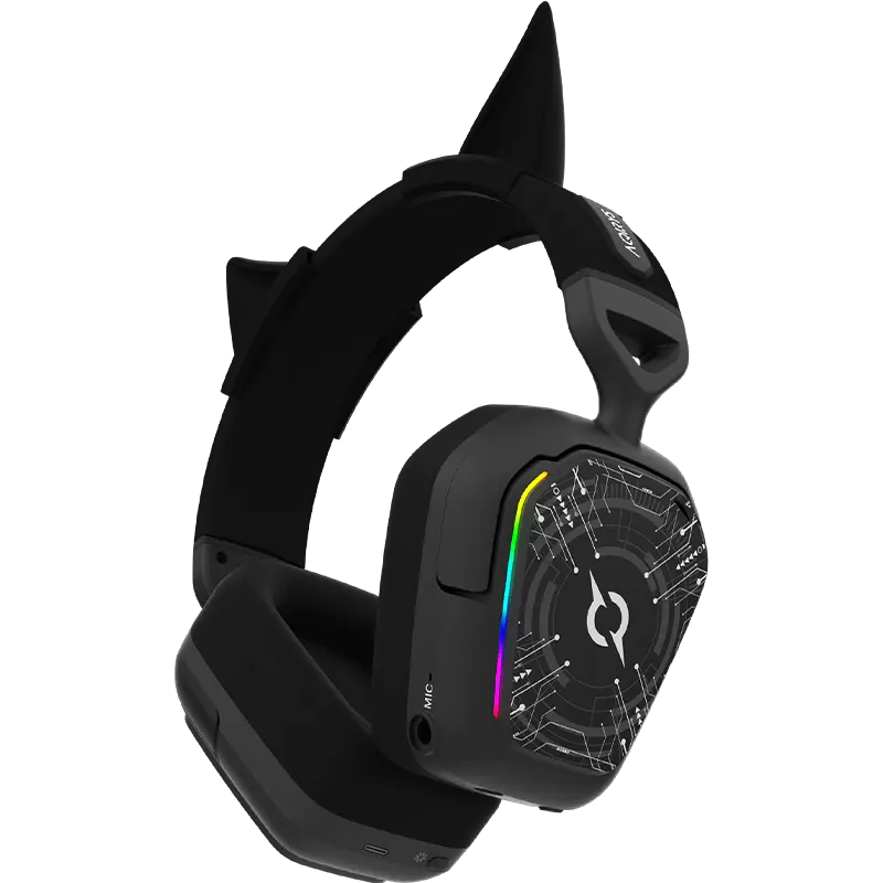 CASQUE MICRO GAMER Sans Fil ALNAIR AQIRYS / Noir