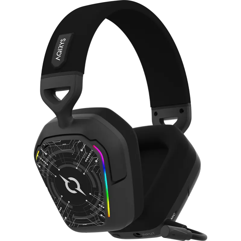 CASQUE MICRO GAMER Sans Fil ALNAIR AQIRYS / Noir