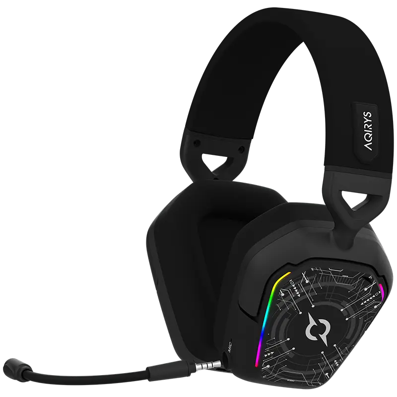 CASQUE MICRO GAMER Sans Fil ALNAIR AQIRYS / Noir