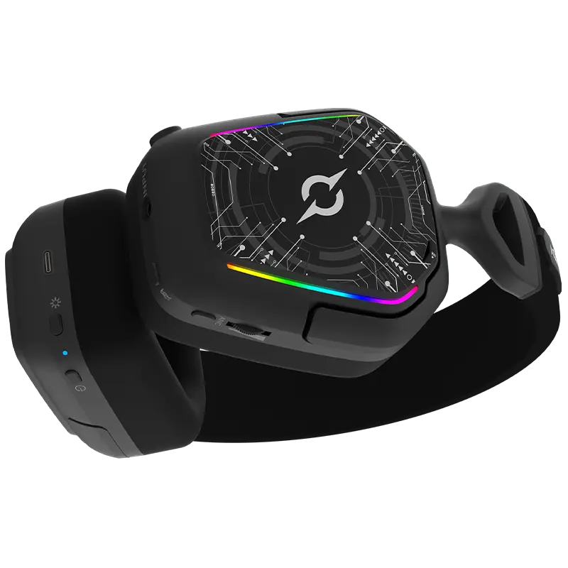 CASQUE MICRO GAMER Sans Fil ALNAIR AQIRYS / Noir
