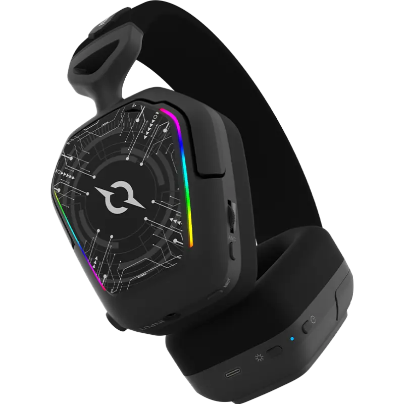 CASQUE MICRO GAMER Sans Fil ALNAIR AQIRYS / Noir