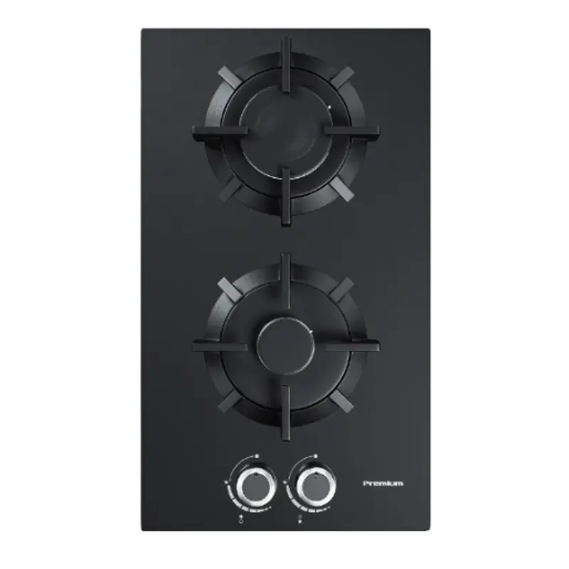 Plaque de Cuisson Premium AP32.BS01 2 Feux 30Cm Noir
