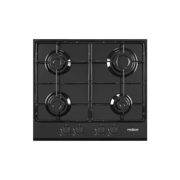 Plaque à Gaz encastrable PREMIUM AP AP1641 BS03 / 4 Feux / 60 cm / Noir