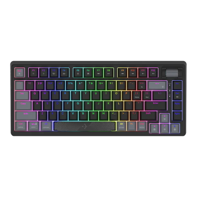 Clavier Gaming Filaire Mécanique AQYRIS ADARA MINI / 100% Anti-Ghosting / RGB / USB-C / Noir