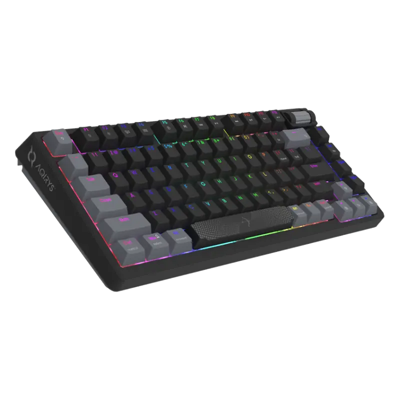 Clavier Gaming Filaire Mécanique AQYRIS ADARA MINI / 100% Anti-Ghosting / RGB / USB-C / Noir