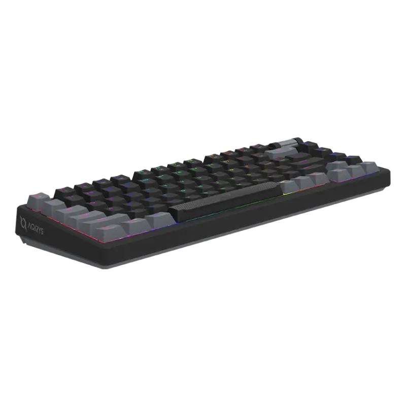 Clavier Gaming Filaire Mécanique AQYRIS ADARA MINI / 100% Anti-Ghosting / RGB / USB-C / Noir