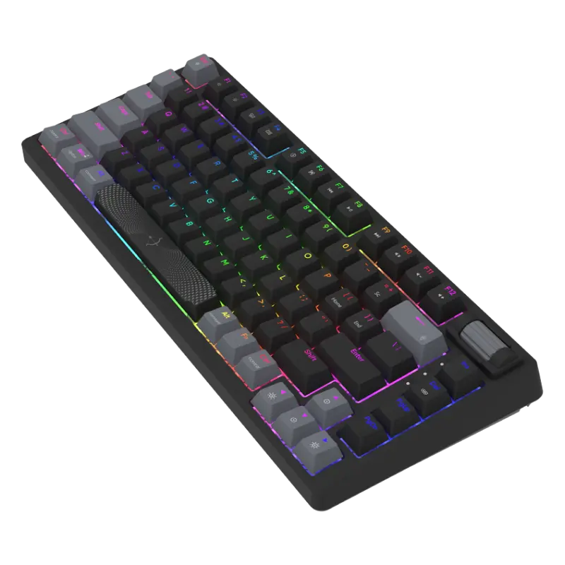 Clavier Gaming Filaire Mécanique AQYRIS ADARA MINI / 100% Anti-Ghosting / RGB / USB-C / Noir