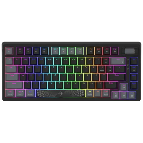 Clavier Gaming Filaire Mécanique AQYRIS ADARA MINI LE / 100% Anti-Ghosting / RGB / USB-C / Noir