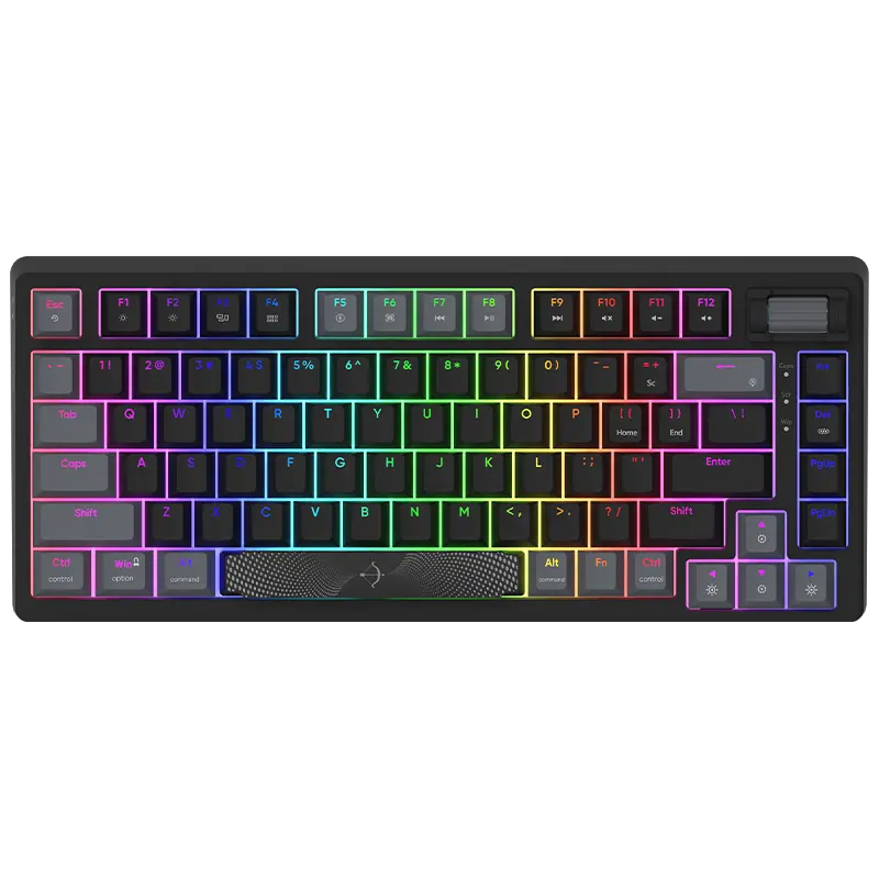 Clavier Gaming Filaire Mécanique AQYRIS ADARA MINI LE / 100% Anti-Ghosting / RGB / USB-C / Noir