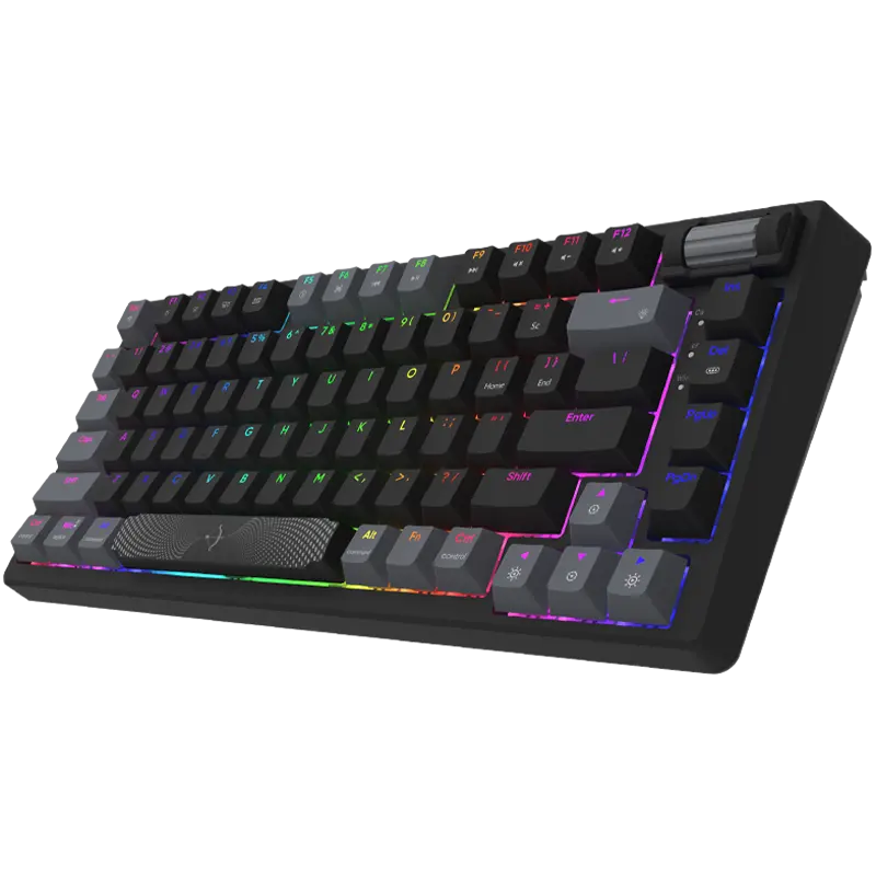 Clavier Gaming Filaire Mécanique AQYRIS ADARA MINI LE / 100% Anti-Ghosting / RGB / USB-C / Noir