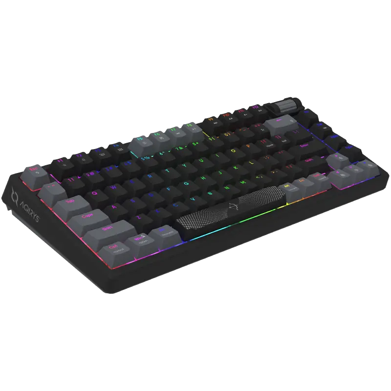 Clavier Gaming Filaire Mécanique AQYRIS ADARA MINI LE / 100% Anti-Ghosting / RGB / USB-C / Noir