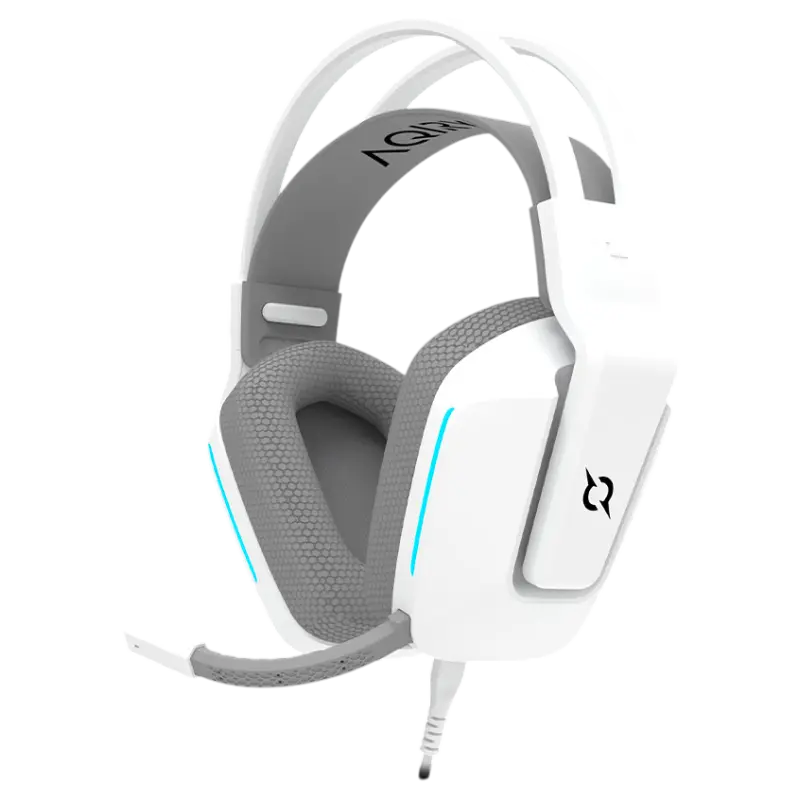 Micro Casque Gamer Filaire AQIRYS ALYA – Blanc