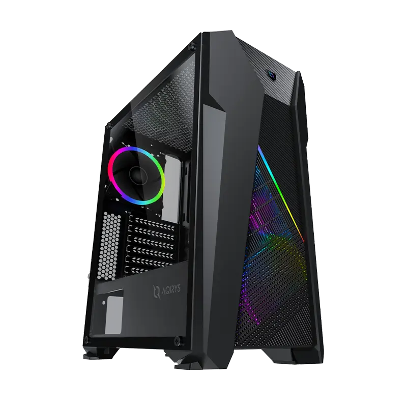 Boitier AQIRYS Canopus ARGB / Moyen Tour / Noir