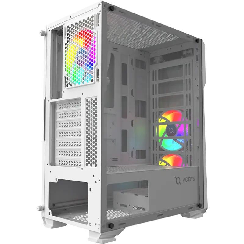 Boîtier Gamer Midi Tour AQIRYS-CANOPUS ARGB / Blanc