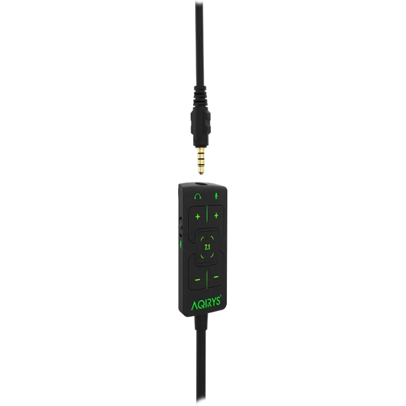 Micro Casque Filaire Gamer AQIRYS Sagitta | Noir