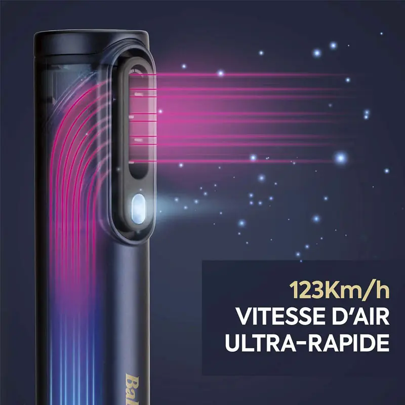 Sèche Cheveux BABYLISS Multistyler Air Wand 1600W – Bleu