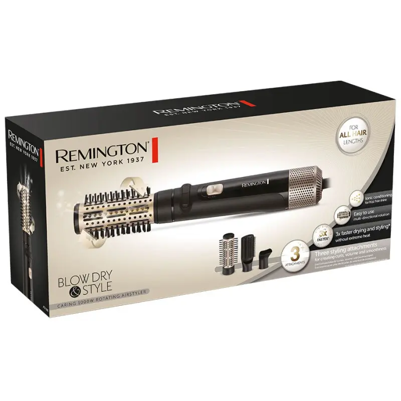 Brosse Rotative Blox Style & Dry Remington / 1000W