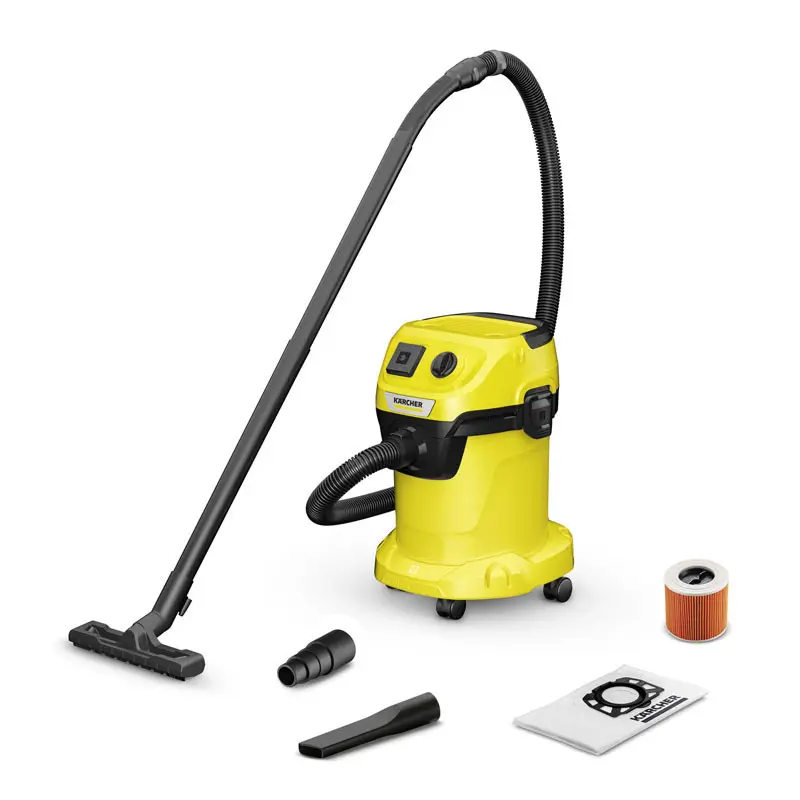 Aspirateur Multifonction KÄRCHER WD3 P-V 1000W – Noir&Jaune