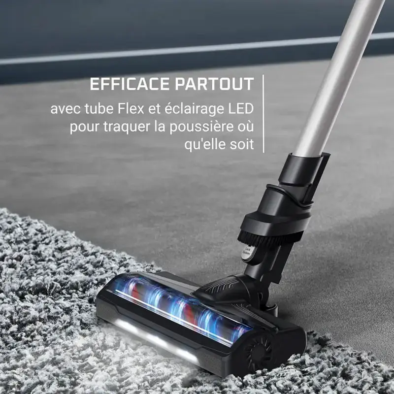 Aspirateur ROWENTA Balai 2en1 Sans Fil FLEX 7.6 140 W / Vert