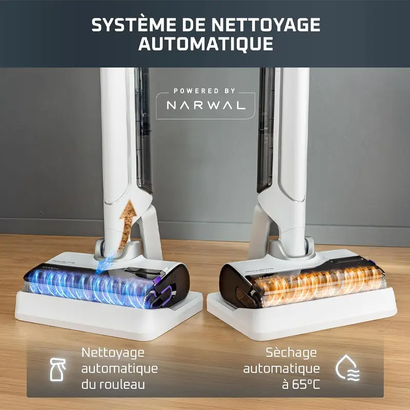Aspirateur ROWENTA X Clean 10 / 200W / Blanc + Fer à repasser ROWENTA 2500W