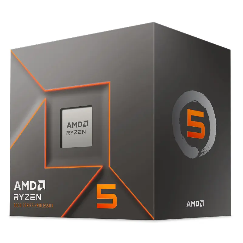 Processeur AMD Ryzen 5 8400F 6C/12T Box with Wraith Stealth