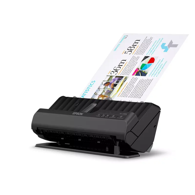 Scanner Wi-Fi compact Epson ES-C320W / Noir