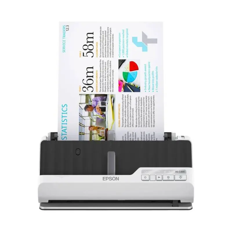 Scanner à Défilement EPSON DS-C490 A4 / Blanc