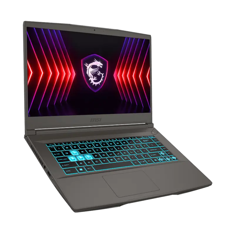 Pc Portable Gamer MSI Thin 15 B13U / i5-13420H / RTX 2050 4G / 32 Go / 512 Go SSD / Windows 11 Pro / Gris Cosmos avec