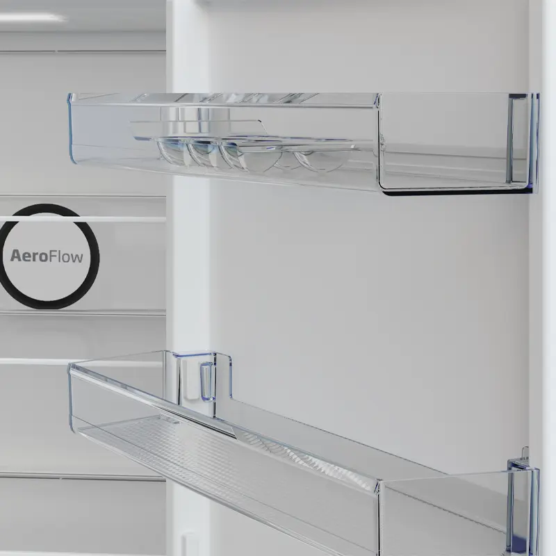 Réfrigérateur Beko No Frost Combiné 341 Litres / Silver