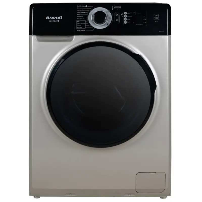 Lave linge Frontale Brandt BAM74SBL 7Kg / Silver / édition noir