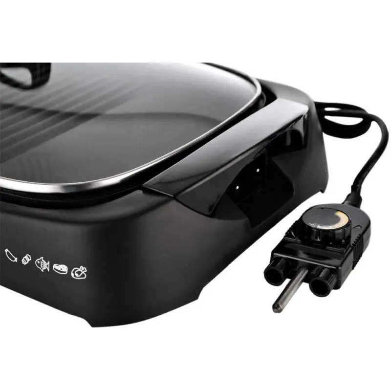 Barbecue électrique Kenwood Health Grill HG230 / 1700 W / Noir