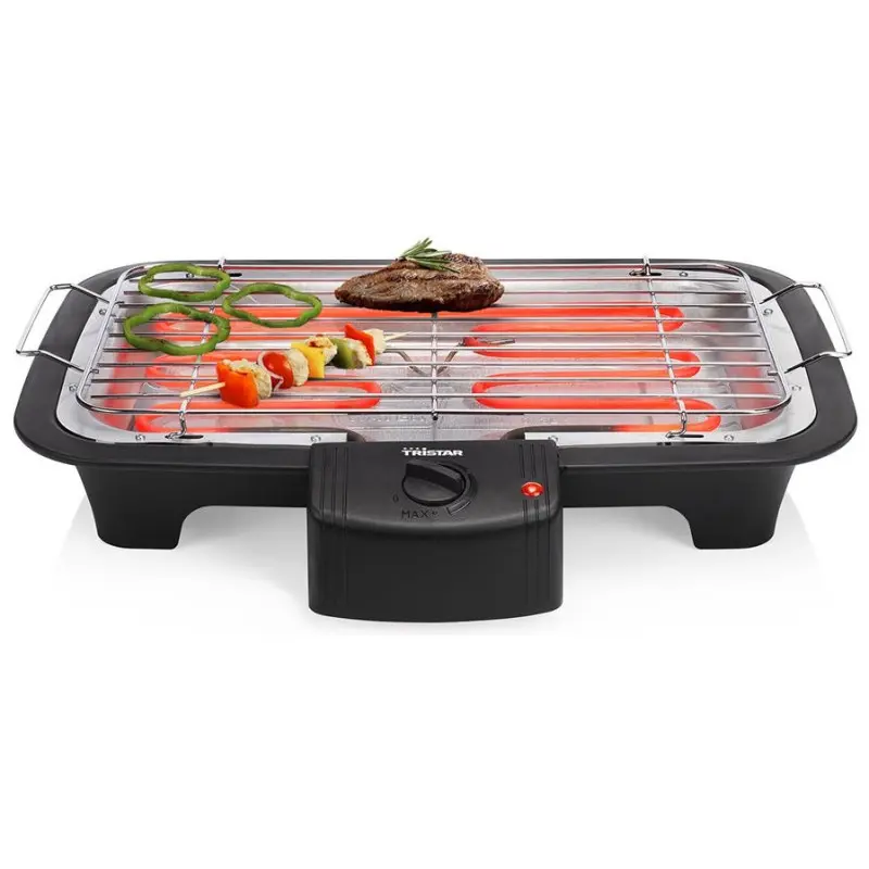 Barbecue Électrique TRISTAR / 2000W / Noir