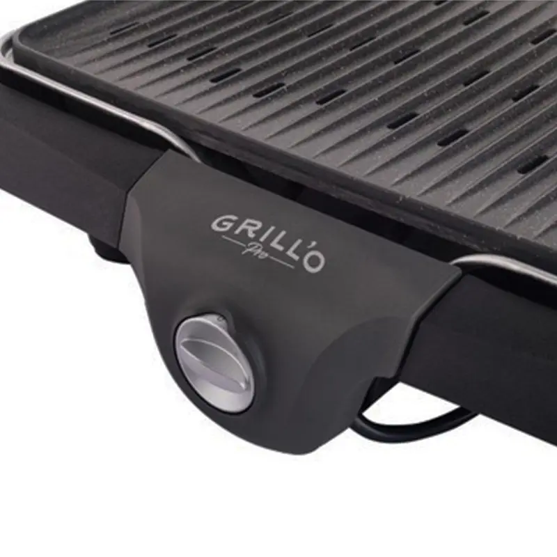 Barbecue Plancha électrique GRILL&rsquo;O GR573 2000W / Noir