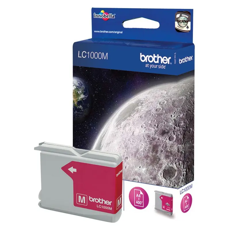 Cartouche Jet d&rsquo;encre Originale Brother LC1000M / Magenta