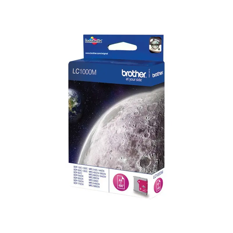 Cartouche Jet d’encre Originale Brother LC1000M / Magenta