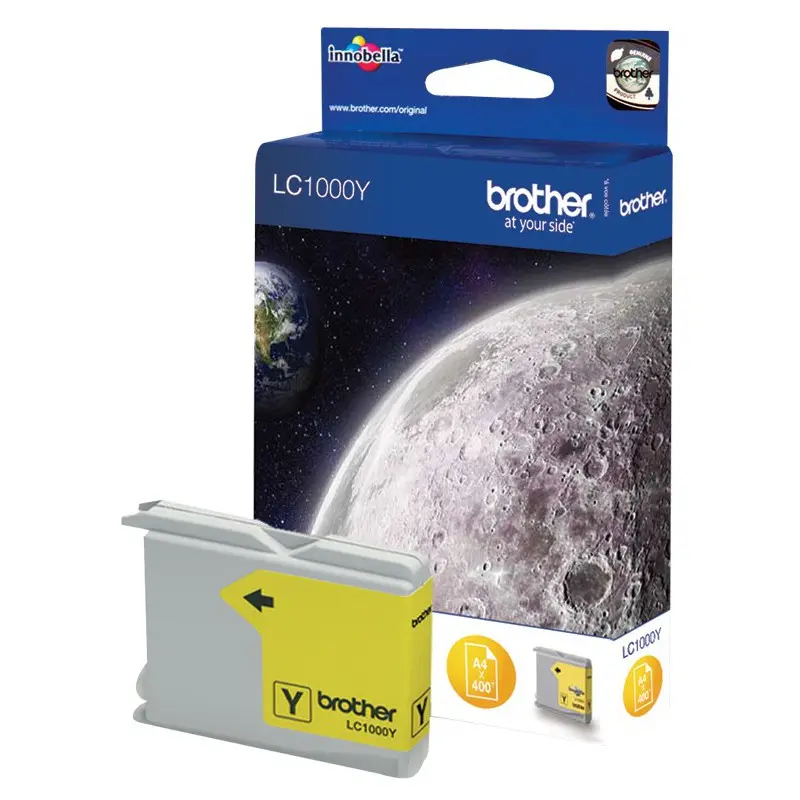 Cartouche Jet d&rsquo;encre Originale Brother LC1000Y / Jaune
