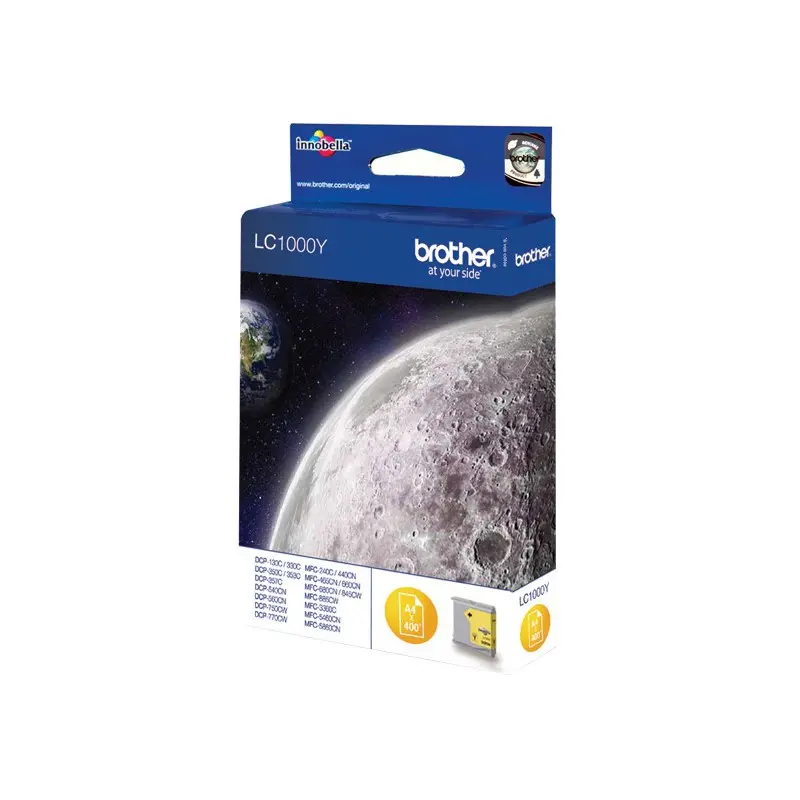 Cartouche Jet d&rsquo;encre Originale Brother LC1000Y / Jaune
