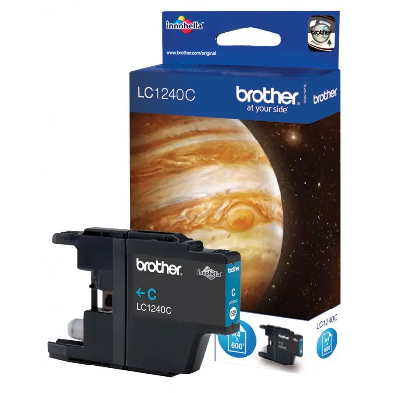 Cartouche Jet d&rsquo;encre Originale Brother LC1240C / Cyan