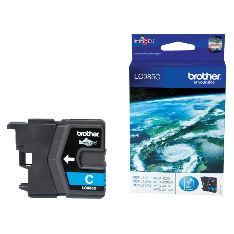 Cartouche Jet d&rsquo;encre Originale Brother LC985C / Cyan