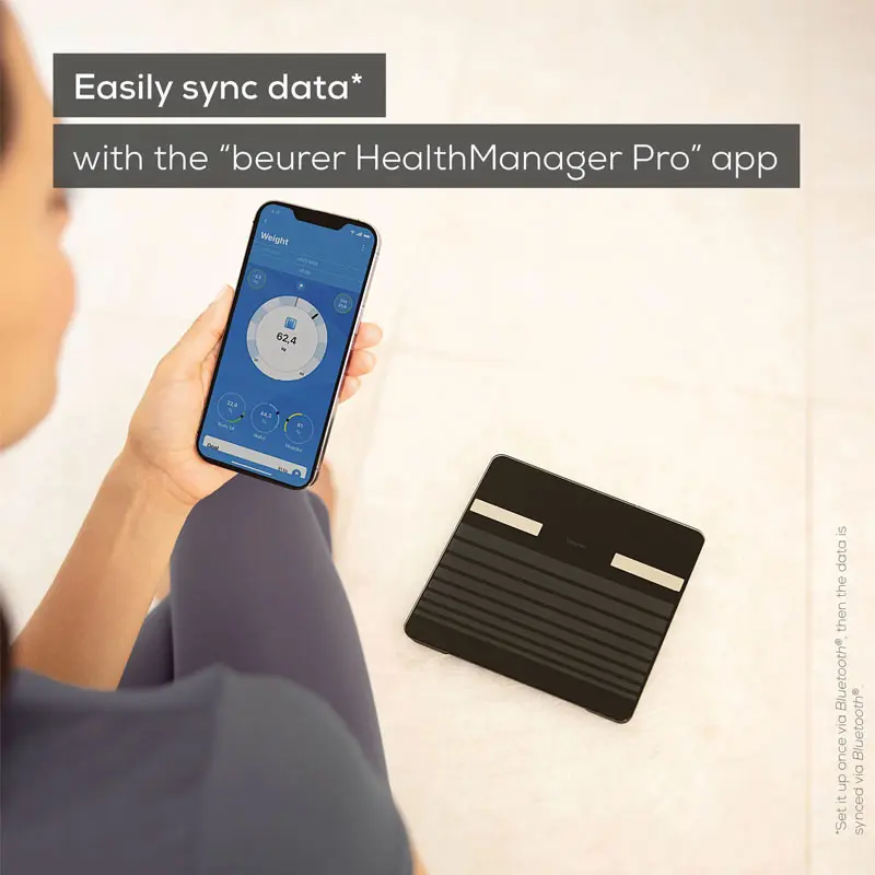 PESE PERSONNE BEURER ELECTRIQUE 180KG / NOIR