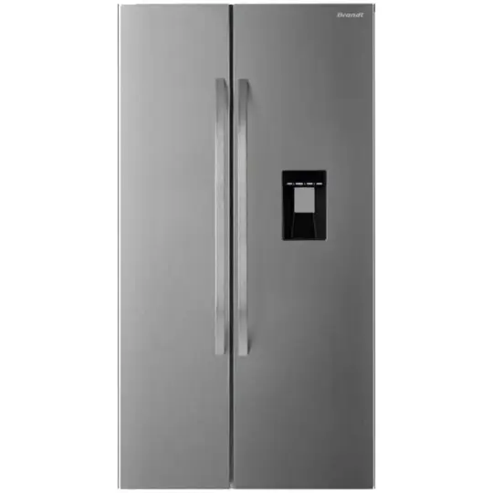 Réfrigérateur BRANDT No Frost SIDE by SIDE 529 Litres / Inox