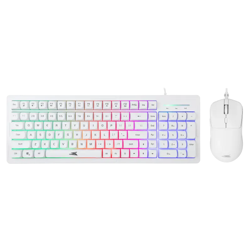 PACK CLAVIER +SOURIS BARACUDA ORCA BGC-012 BLANC