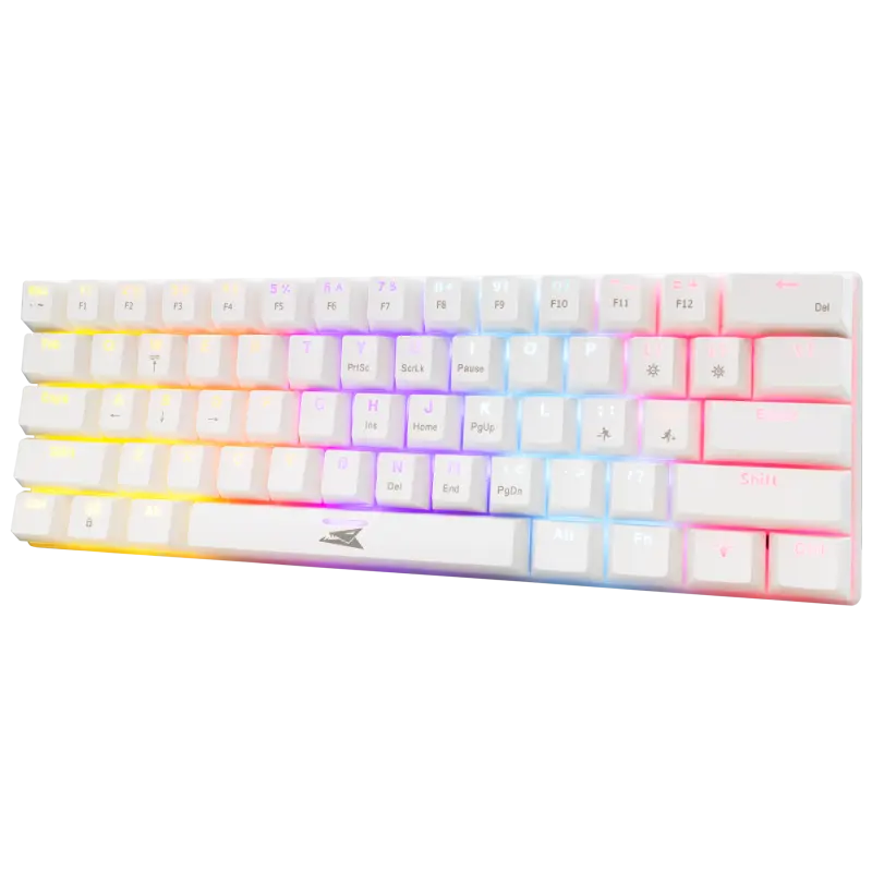 Clavier mécanique Baracuda BGK-03221W DOLPHIN White / Blue Switch