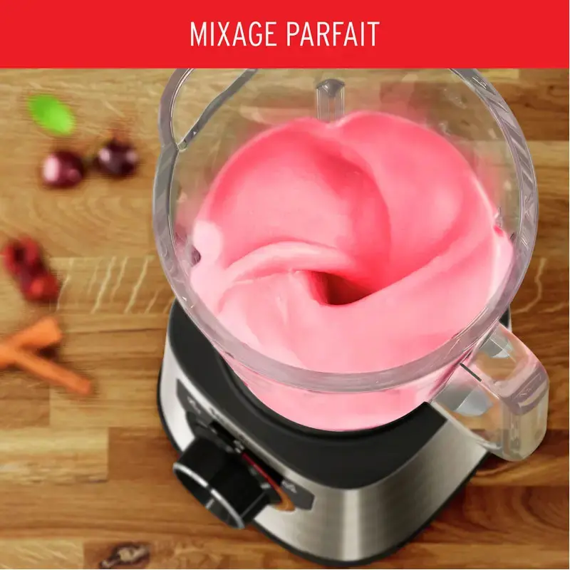 Blender Moulinex Bol en verre thermorésistant 2 Litres / inox / LM871D10