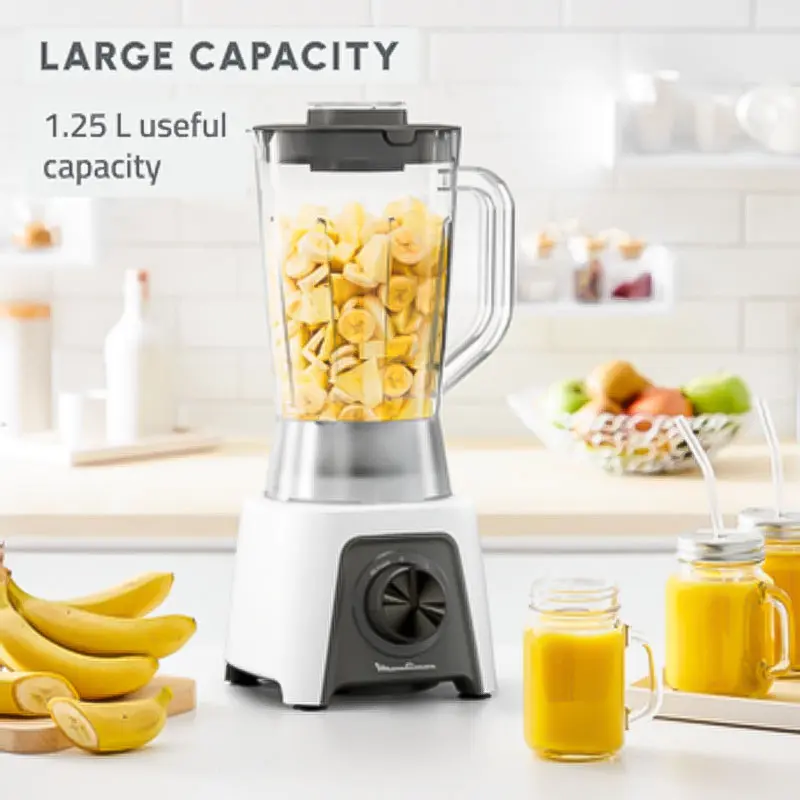 Blender MOULINEX LM2C3110 Avec 2 Accessoires Blanc / LM2C3110