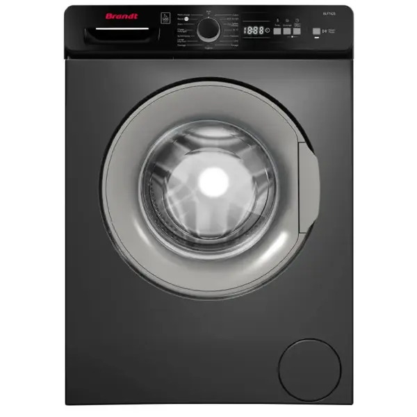 MACHINE À LAVER FRONTALE BRANDT BLF742S / 7KG / Silver / BLF742S