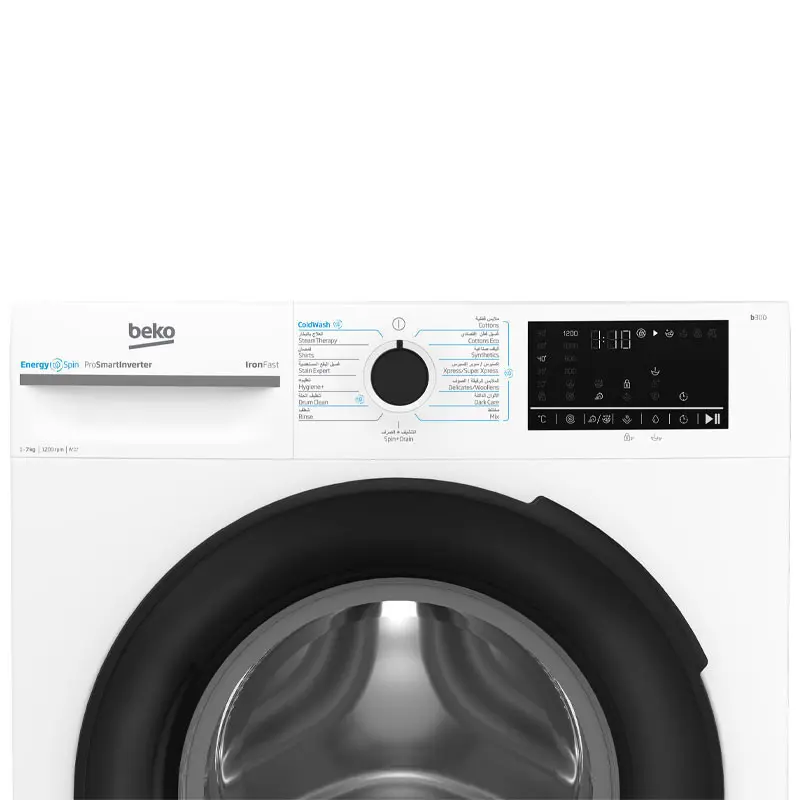 Machine a laver BEKO 6kg 1200tr INVERTER / Blanc / BM1WFU36200BW